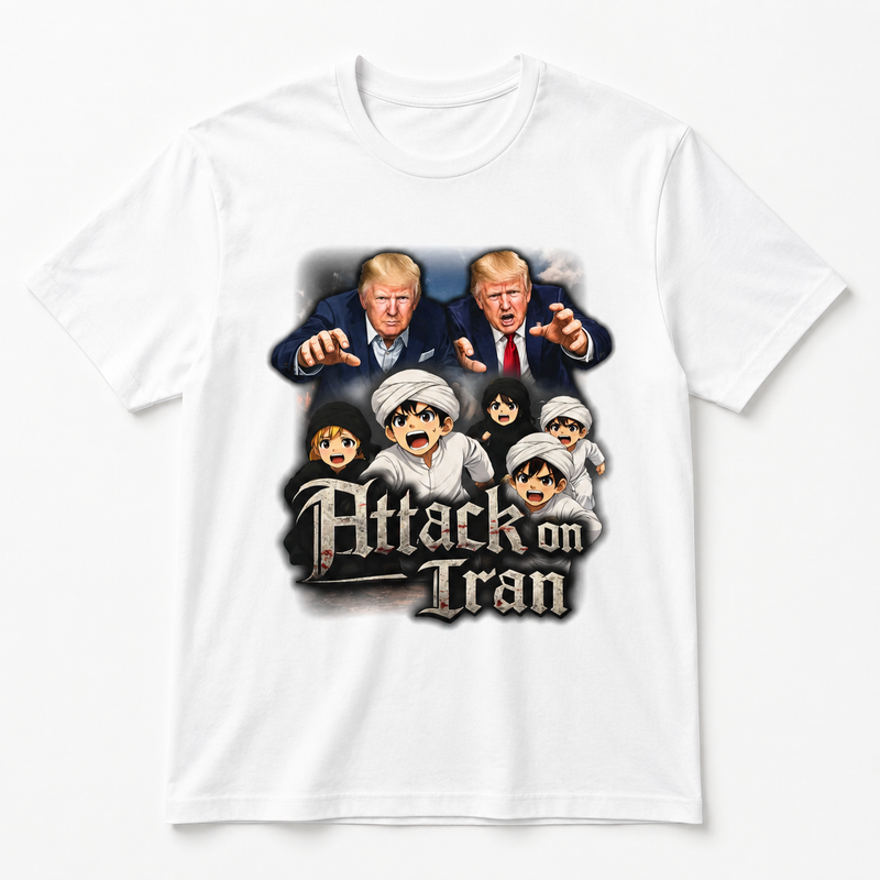 Attack On Iran Tee - White #White - white