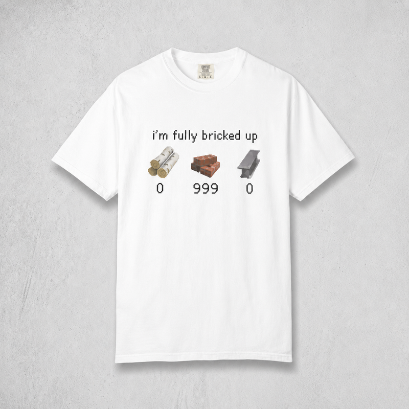Im Fully Bricked Up Tee - white