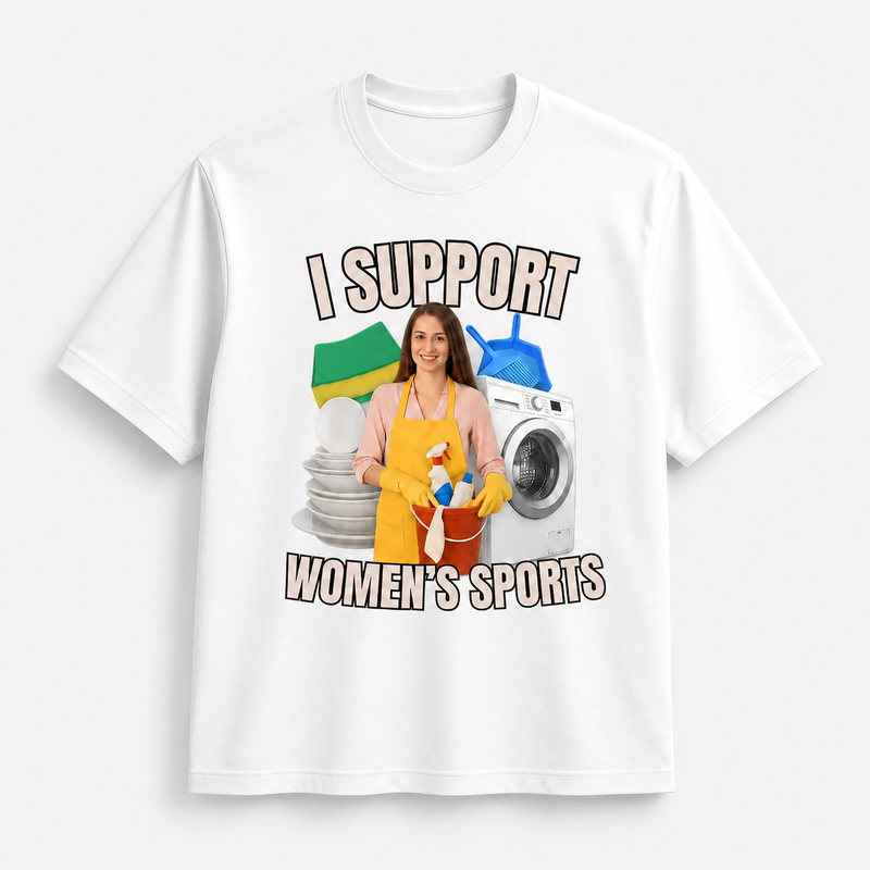 I Support Women's Sports Tee - white