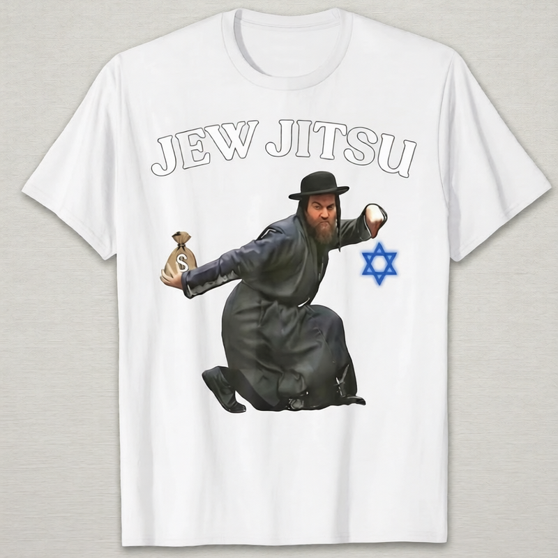 Jew Jitsu Tee - White #White - white